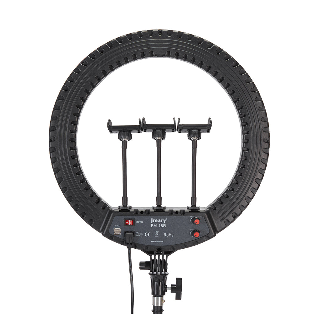 Jmary FM-18R Uzaktan Kumandalı 43cm Işıklı Telefon Tutucu Ring Light Jmary FM-18R Uzaktan Kumandalı 43cm Işıklı Telefon Tutucu Ring Light